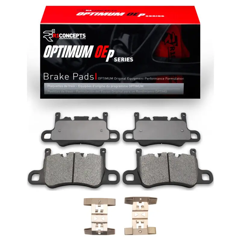 R1 2017-2025 Audi Rs E-Tron Gt Rear R1 Optimum Oe Pads & Hardware Kit 1