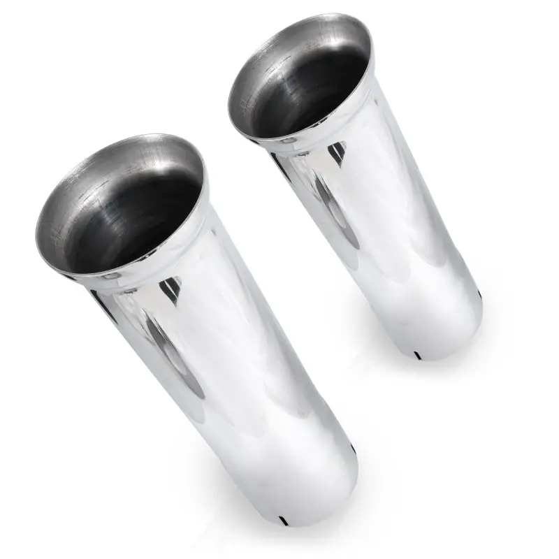 Stainless Works Bell-Shaped Exhaust Tips — 2" Inlet Diameter, 2" Body Diameter 1