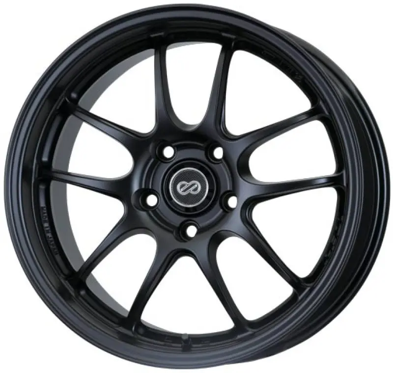 Enkei Pf01 18X7.5 Matte Black Alloy Wheel – 5X100, 45Mm Offset, Fits Wrx (2002–2010), Sti (2004), Lgt (2005–2009) 1