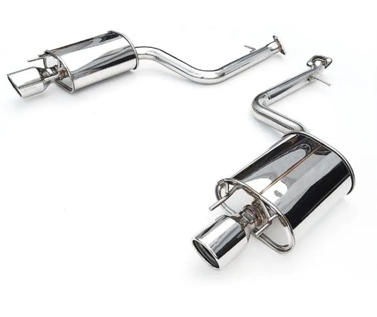 Invidia Q300 Exhaust System For 2006+ Honda Civic Si (2-Door Only) – Rolled Stainless Tip 1