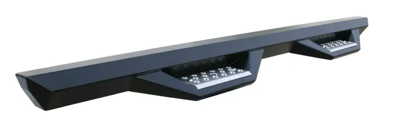 Iron Cross Heavy-Duty Cab-Length Running Board – 80-Inch Gloss Black Step 1