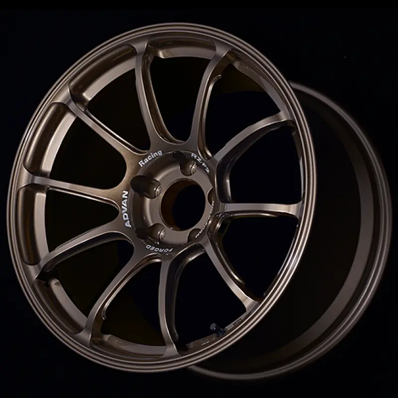Advan Rz-F2 18X9.5 +44 5-100 Racing Umber Bronze Wheel 1