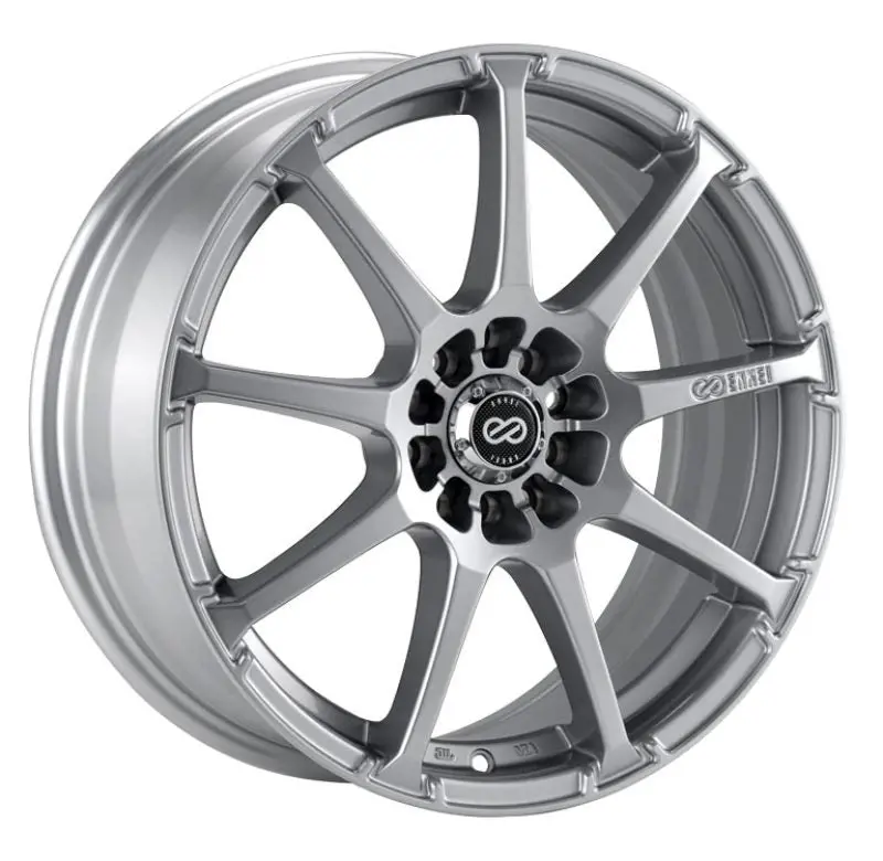 Enkei Edr9 15×6.5″ 4×100/114.3Mm 38Mm Offset Silver Alloy Wheel 1