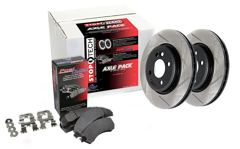 Street Axle Pack – Rear Drilled & Slotted Brake Rotors (Pair) 1