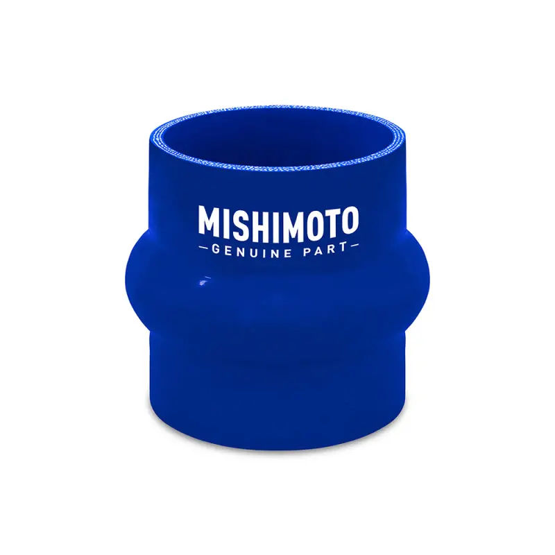 Mishimoto 2.75" Silicone Hump Hose Coupler – Blue, High-Performance Cooling System Upgrade 1