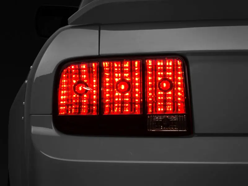 Raxiom Black-Housing Tail Lights With Smoked Lenses For 2005–2009 Ford Mustang 1