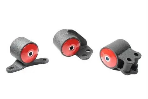 Innovative Motor Mounts For Honda K-Series Engines (2006–2011 Civic) – Black Steel With 85A Bushings (Excludes K24 Transmission) 1
